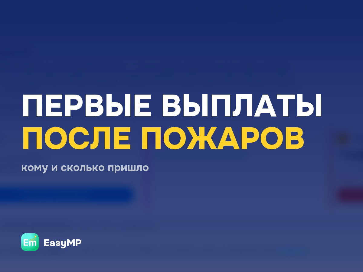 Ozon начал страховые выплаты после пожаров